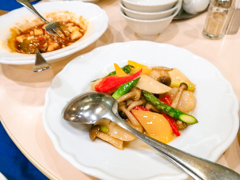 北京飯店の野菜炒め